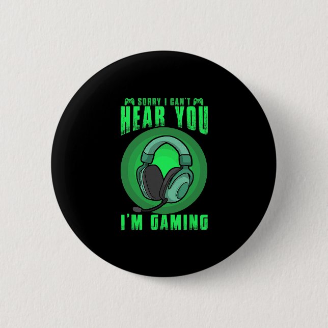Lustige Gaming-Spieler Spiel-Controller Video-Gami Button (Vorderseite)