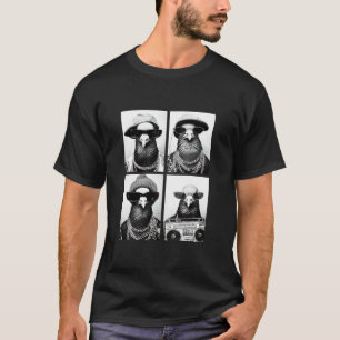 Lustige Gangster Tauben Hip Hop Rap Straße Urban A T-Shirt