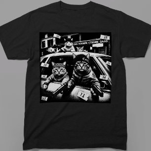Lustige Gangsterkatzen mit Thug Life T-Shirt