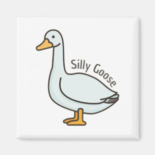 Lustige Gans, Gänseliebhaber, Dumme Gans Magnet