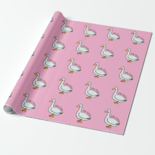 Lustige Gans, Gansliebhaber, Dumme Gans Geschenkpapier