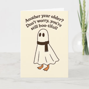 Lustige Gans Halloween Geburtstagskarte Karte
