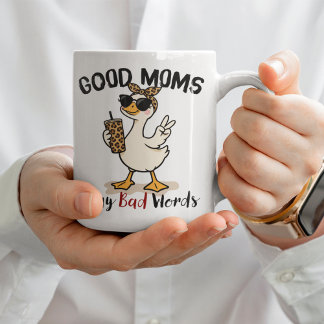 Lustige Gans Mama Kaffeetasse Gute Mütter sagen sc