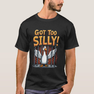Lustige Gans-Meme wurde zu albernes Cartoon-Meme-L T-Shirt