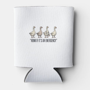 Lustige Gans Not-Hupe Vintage-Shirt-Design_1 Dosenkühler