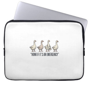 Lustige Gans Not-Hupe Vintage-Shirt-Design_1 Laptopschutzhülle