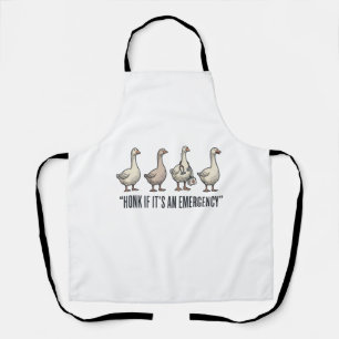Lustige Gans Not-Hupen Vintage-Shirt-Design_1 Schürze