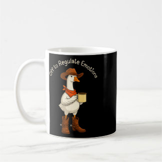 Lustige Gans zur Emotionsregulierung Psychische Ge Kaffeetasse