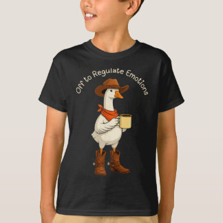 Lustige Gans zur Emotionsregulierung Psychische Ge T-Shirt