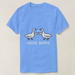 Lustige Gänsehaut Cartoon   Fäuste stoßende Gänse  T-Shirt