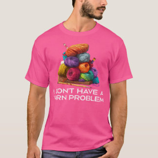 Lustige Garnsammeln Stricken Häkeln Stricken T-Shirt