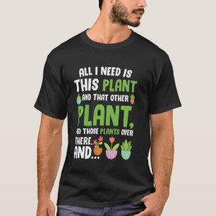 Lustige Gartenarbeit Pflanze Verrückte Gärtneri T-Shirt