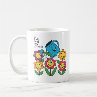 Lustige Gartentasse – „Ich habe meine Pflanzen nas Kaffeetasse
