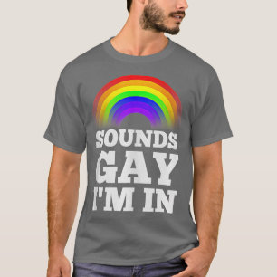 Lustige Gay s für Männer Pride Regenbogen Sounds G T-Shirt
