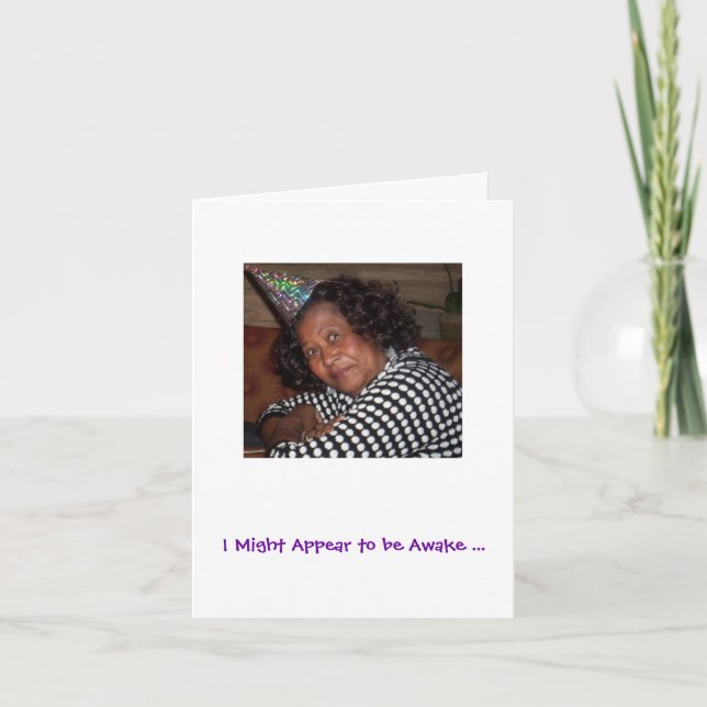 LUSTIGE GEBURTSTAGS-KARTE KARTE (Vorderseite)