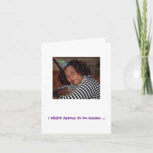 LUSTIGE GEBURTSTAGS-KARTE KARTE