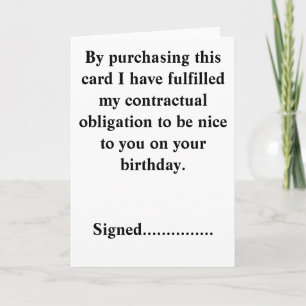 Lustige Geburtstags-Karte Karte