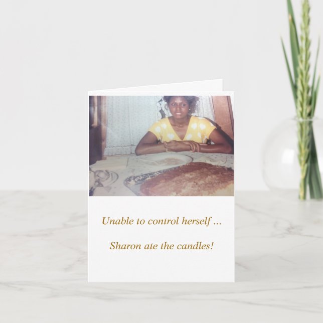 LUSTIGE GEBURTSTAGS-KARTE KARTE (Vorderseite)