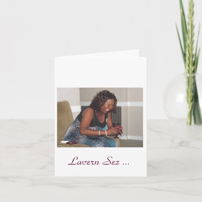 LUSTIGE GEBURTSTAGS-KARTE KARTE (Vorderseite)