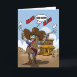 Lustige Geburtstags-Wünsche - Erdnuss-Cowboy Karte<br><div class="desc">Sie got zu den Liebenüssen… besonders dieses. "Lustiger Geburtstag wünscht - Erdnuss-Cowboy" ist gerade ein anderer Spaß und unglaublich witzig Spiel auf Wörtern. Diese Erdnuss ist ein wenig verrücktes und möglicherweise ein Stückchen, das auch schießwütig ist. Aber wer kann ihn tadeln? Alles, das er will, um zu tun, ist, Ihnen...</div>