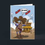 Lustige Geburtstags-Wünsche - Erdnuss-Cowboy Karte<br><div class="desc">Sie got zu den Liebenüssen… besonders dieses. "Lustiger Geburtstag wünscht - Erdnuss-Cowboy" ist gerade ein anderer Spaß und unglaublich witzig Spiel auf Wörtern. Diese Erdnuss ist ein wenig verrücktes und möglicherweise ein Stückchen, das auch schießwütig ist. Aber wer kann ihn tadeln? Alles, das er will, um zu tun, ist, Ihnen...</div>