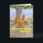 Lustige Geburtstags-Wünsche - Frühlings-Huhn Karte<br><div class="desc">Treffen Sie das lustige Geburtstagswunsch-Frühlingshuhn und ihre Paare Blicke. Jeder scheint Liebe diese Babyküken. Und selbstverständlich, ist dieses Huhn ebenfalls auf ihre zwei kleinen Blicke auch sehr stolz. Deshalb mag sie sie für alle vorführen, um zu sehen. So, warum man jemand die Freude am Treffen dieser drei Sternvieh nicht für...</div>