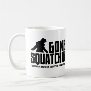 Lustige GEGANGENE SQUATCHIN Sasquatch Kaffee-Tasse Kaffeetasse