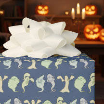 Lustige Geister Frohes Halloween Pixel-Art-Muster