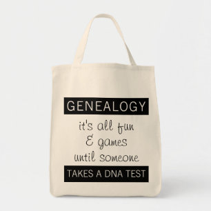 Lustige Genealogie-DNA-Test-Familienforschung Tragetasche