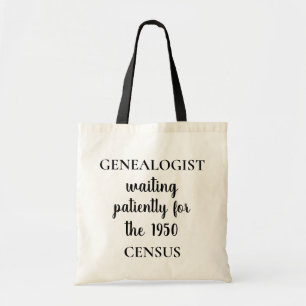 Lustige Genealogie Genealoge Volkszählung Tragetasche