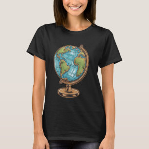 Lustige Geografie-Karte Geografie-Lehrer T-Shirt