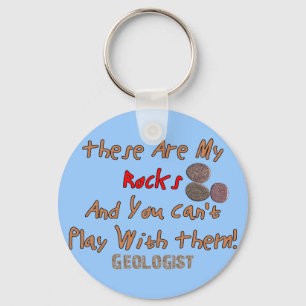 Lustige Geologe-Geschenke "diese sind meine Felsen Schlüsselanhänger