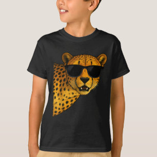 Lustige Gepard-Kunst für Männer Frauen Kinder Tier T-Shirt