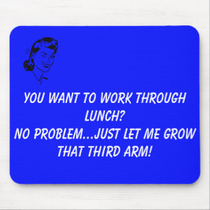 Lustige Gerichtsschreiber-Mausunterlage Mousepad