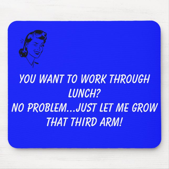 Lustige Gerichtsschreiber-Mausunterlage Mousepad (Vorne)