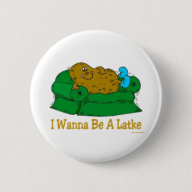 LUSTIGE GESCHENKE CHANUKKAS, ', DAS ICH WILL, UM BUTTON (Vorderseite)