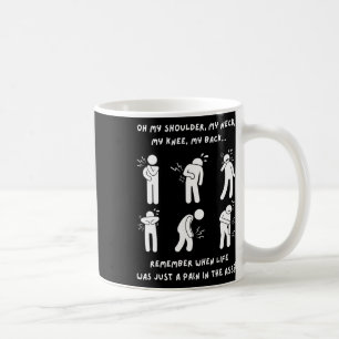 Lustige Geschenke für ältere Menschen 50. 60. 70.  Kaffeetasse