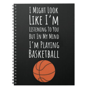 Lustige Geschenke für Basketballspieler Team Fan S Notizblock