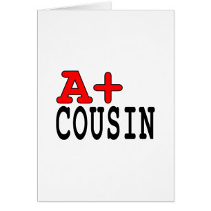 Lustige Geschenke für Cousins: A+ Cousin