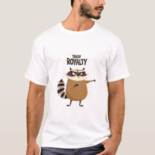 Lustige Geschenke für Waschbärenkönigliche Charakt T-Shirt