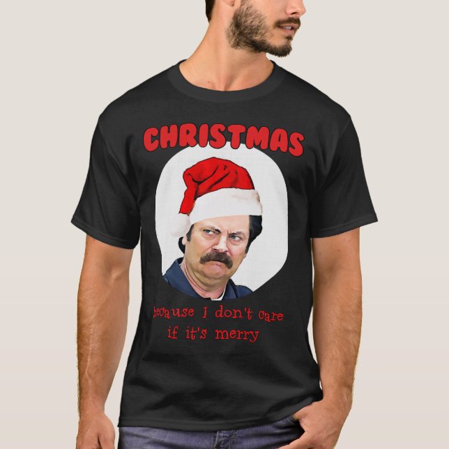lustige Geschenke ron swanson T-Shirt (Vorderseite)