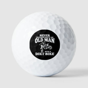 Lustige Geschenke Unterschätze Nie Einen Alten Man Golfball