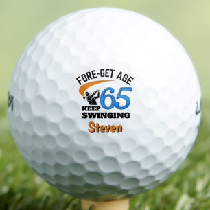 Lustige Geschenkidee zum 65. Geburtstag für Golfer Golfball