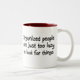 Lustige Geschenkideengeschenke der Zweifarbige Tasse