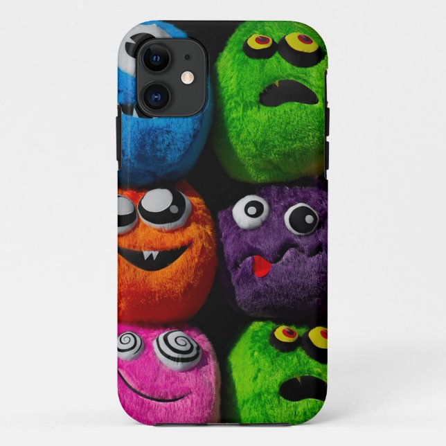 Lustige Gesichter Case-Mate iPhone Hülle (Rückseite)