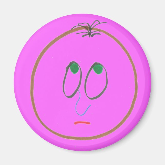 Lustige Gesichter Magnet (Vorne)