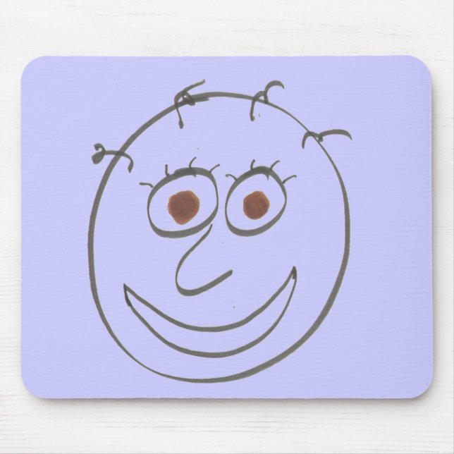 Lustige Gesichter-Mauspad Mousepad (Vorne)