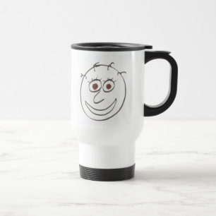 Lustige Gesichter Reisetasse Reisebecher