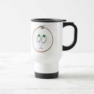 Lustige Gesichter Reisetasse Reisebecher