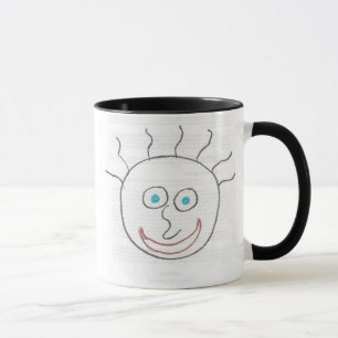 Lustige Gesichter Tasse